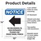 Signmission No Deliveries To This, 10 in W x Rectangle, Aluminum OS-2PACK-NS-A-1014-V-14477 - alternate 4